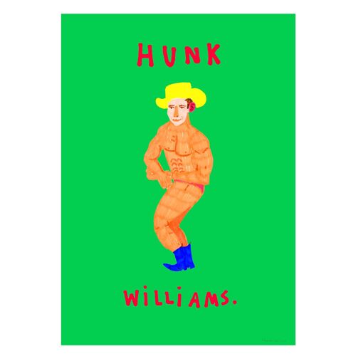 Hunk Williams | A2 art print