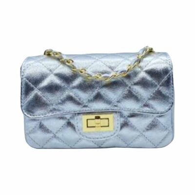 Silver Vanity crossbody bag