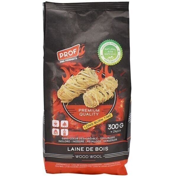 Feueranzünder aus Holzwolle