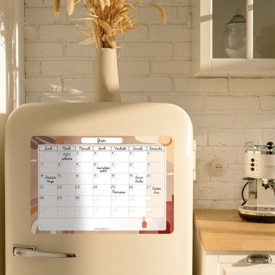 Erasable Magnetic Monthly Planner with pen