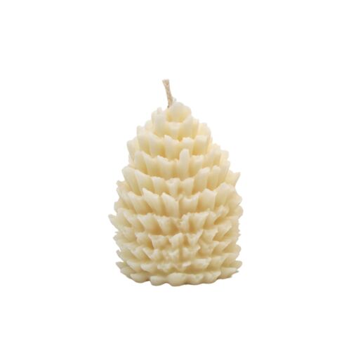 Vegan Christmas Pine Cone Candle | Natural | Handmade - 1 piece