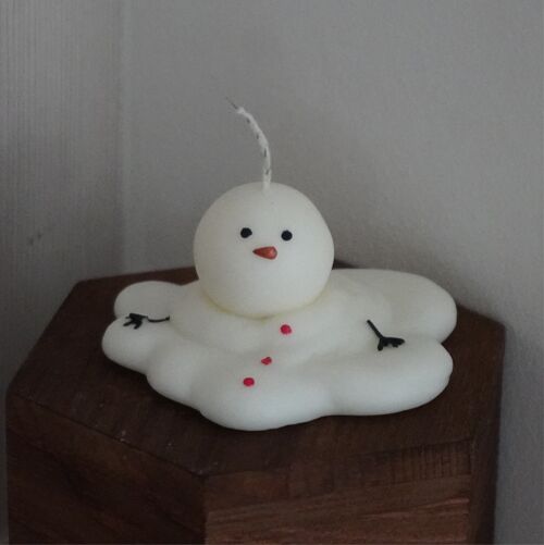 Frosty the melted snowman