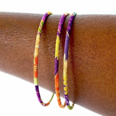 Fine purple Botan bangle bracelet
