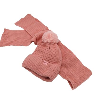 Set cappello e sciarpa, Confezione regalo per bambina, art. 203003