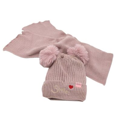 Set cappello e sciarpa, Confezione regalo per bambina, art. 203001