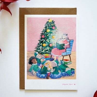 A6-Weihnachtskarte: Geschichten von Mutter Weihnachten