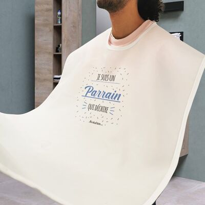 Beard apron "Godfather who rocks"