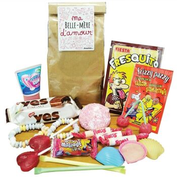 Sachet bonbon années 80  "Belle-mère d'amour" de la collection "D'amour" 3