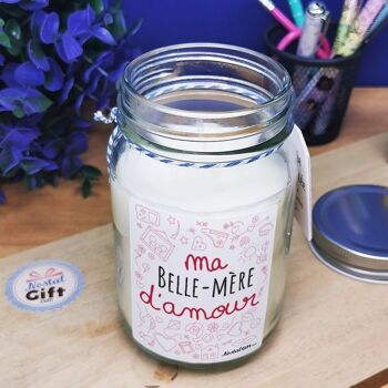 Bougie Jar  "Belle-mère d'amour" de la collection "D'amour" 3