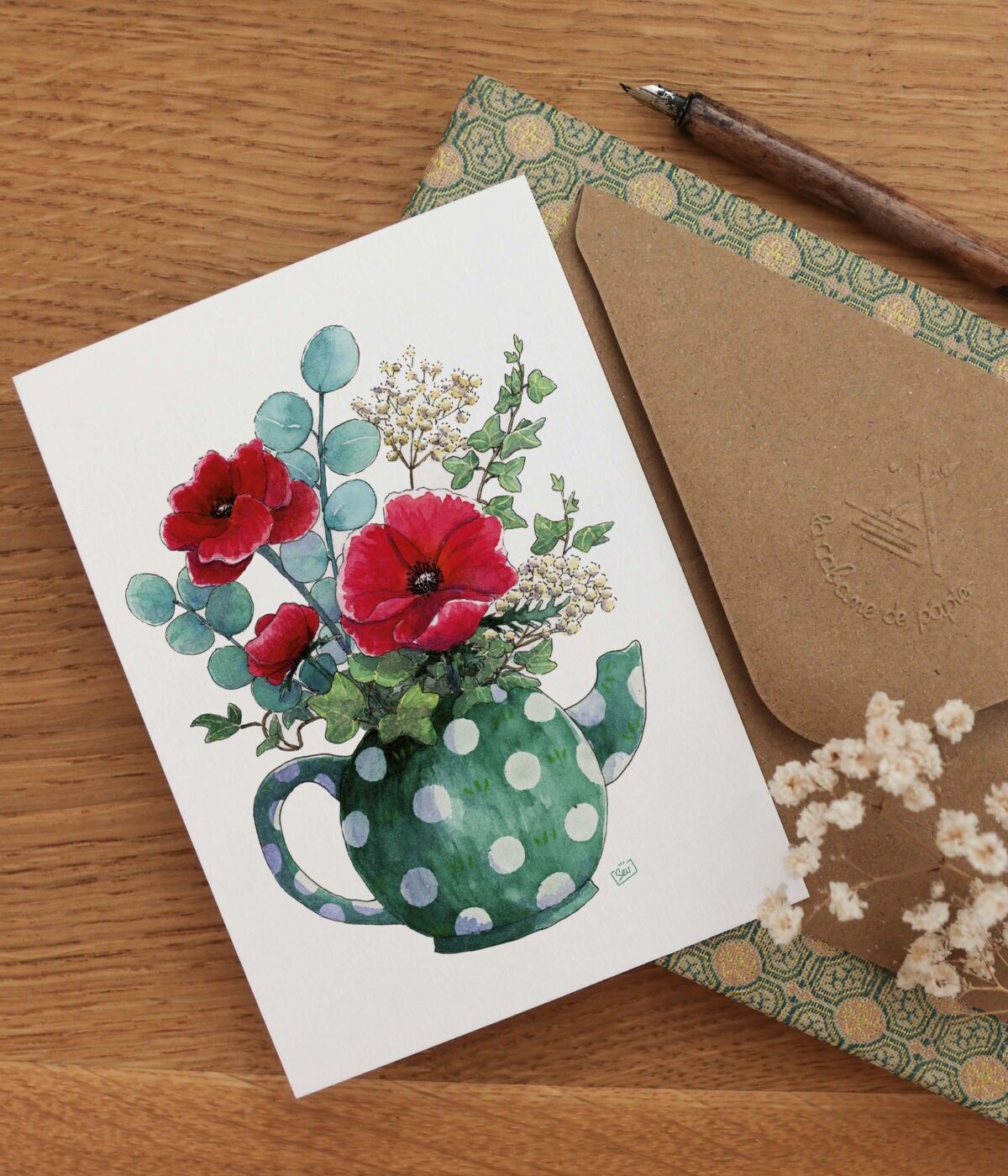 Biglietto A6: Il bouquet