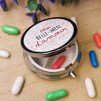 Pill box - 3 compartments - mother-in-law-damour