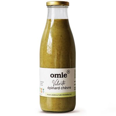 Organic goat's cheese spinach soup - Dordogne spinach - 75 cl