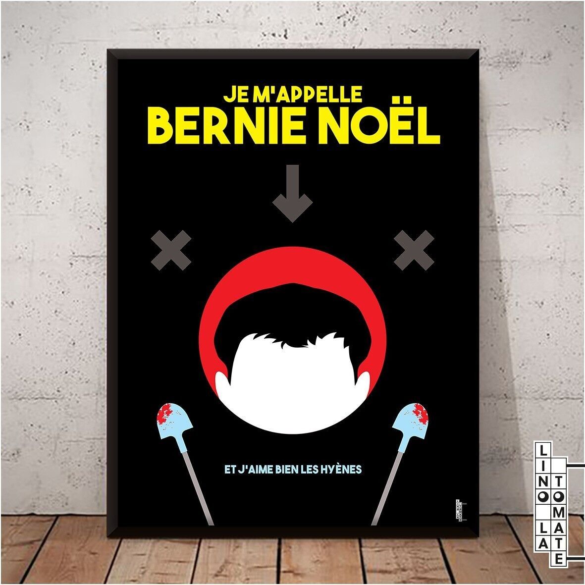 Poster Lino il Pomodoro L003f
Omaggio di Lino la Tomate a “BERNIE” (versione francese)
Albert Dupontel