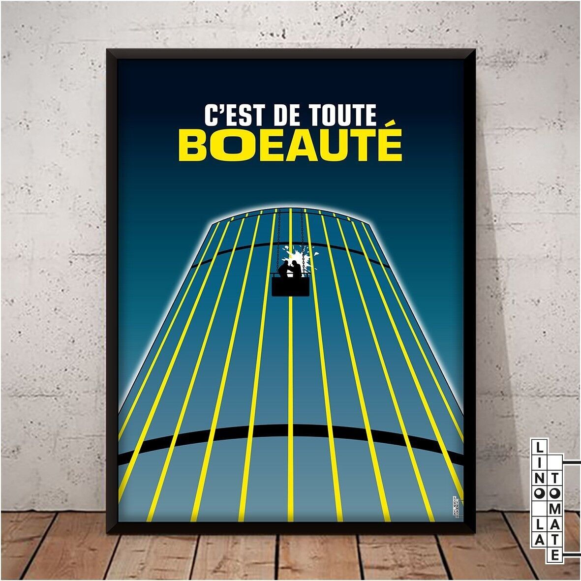 Póster Lino el Tomate L025f
Homenaje de Lino la Tomate a “LA TOUR MONTPARNASSE INFERNAL” (versión francesa)
Eric y Ramzy, Marina Foïs