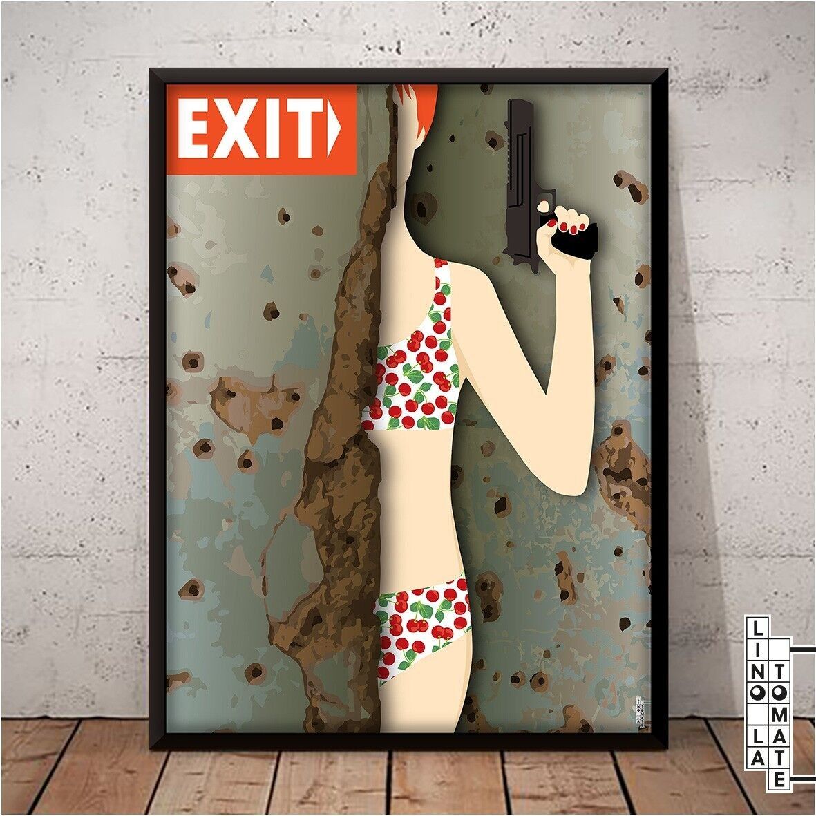 Affiche Lino la Tomate L052
Hommage de Lino la Tomate à « NIKITA » (version universelle)
Luc Besson, Anne Parillaud