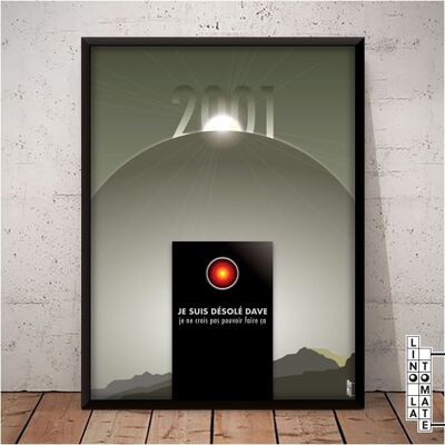 Poster Lino the Tomato L064f
Homage by Lino la Tomate to “2001, A SPACE ODYSSEY” (French version)
Stanley Kubrick