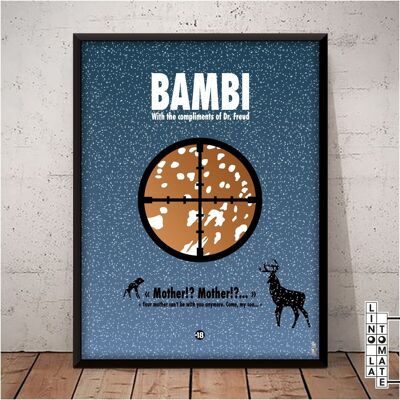 Poster Lino die Tomate L070e
Hommage von Lino la Tomate an „BAMBI“ (englische Version)
Disney