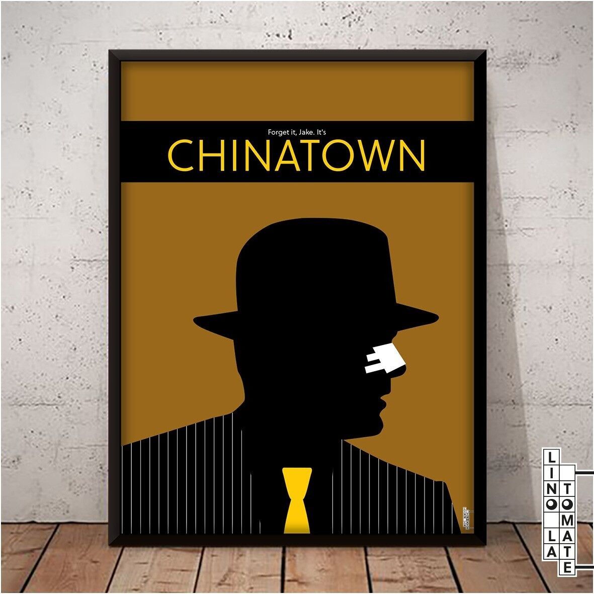 Poster Lino die Tomate L086e
Lino la Tomates Hommage an „CHINATOWN“ (englische Version)
Roman Polanski, Jack Nicholson