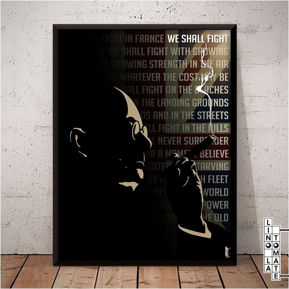 Poster Lino il Pomodoro L090e
Omaggio di Lino il Pomodoro a “THE DARKEST HOUR” “DARKEST HOUR” (versione inglese)
Winston Churchill, Gary Oldman