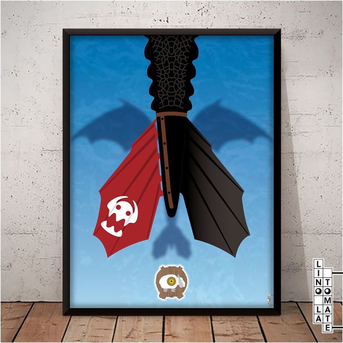 Poster Lino die Tomate L098
Hommage von Lino the Tomato an „DRAGONS“ „HOW TO TRAIN YOUR DRAGON“ (universelle Version)