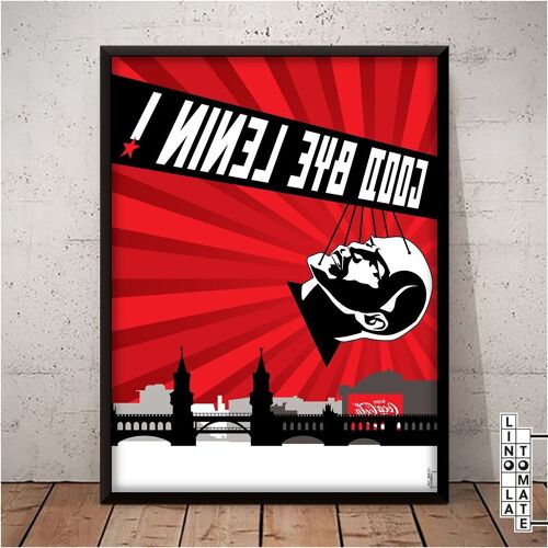 Affiche Lino la Tomate L113
Hommage de Lino la Tomate à « GOOD BYE LENIN » (version universelle)
Daniel Bruhl