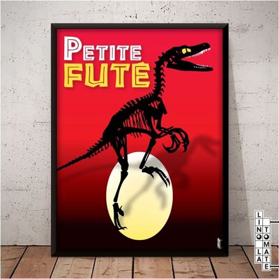 Poster Lino the Tomato L125f
Lino la Tomate’s tribute to “JURASSIC PARK” (French version)
Steven Spielberg