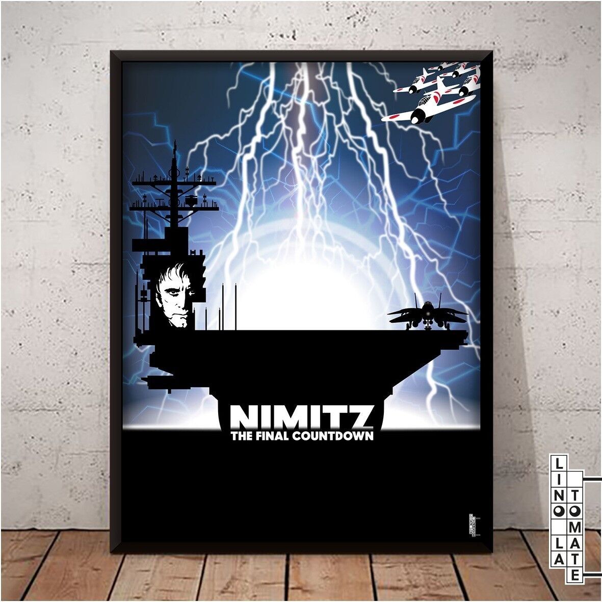 Affiche Lino la Tomate L145e
Hommage de Lino la Tomate à « NIMITZ » (english version)
Kirk Douglas, Martin Sheen