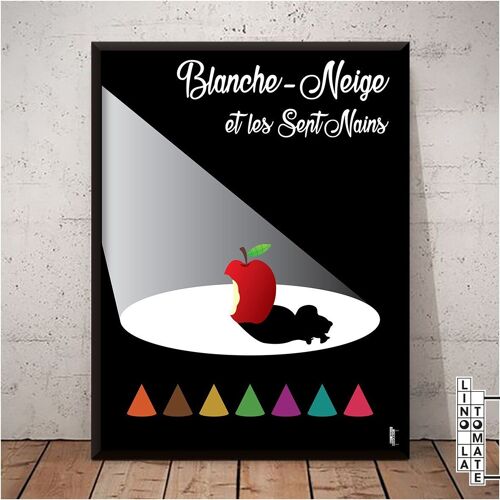 Affiche Lino la Tomate L174f
Hommage de Lino la Tomate à « BLANCHE NEIGE ET LES SEPT NAINS » (version française)