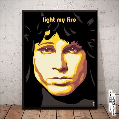 Poster Lino il Pomodoro L188e
Omaggio di Lino la Tomate a “THE DOORS” (versione inglese)
Jim Morrison, Oliver Stone, Val Kilmer