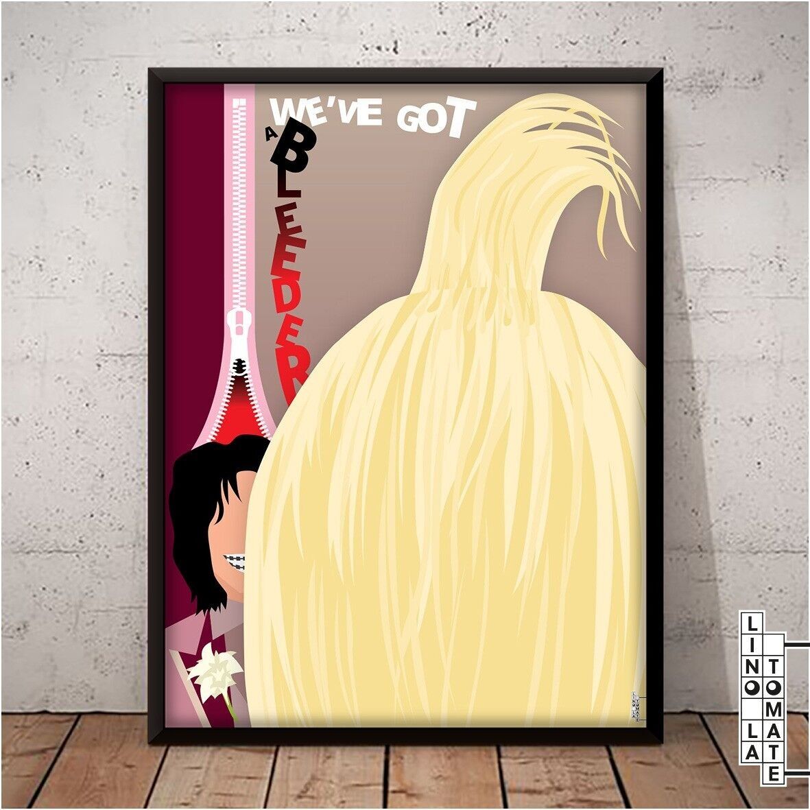 Affiche Lino la Tomate L214e
Hommage de Lino la Tomate à « MARY À TOUT PRIX » « THERE’S SOMETHING ABOUT MARY » (english version)
Ben Stiller, Cameron Diaz, Matt Dillon