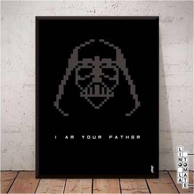 Poster Lino the Tomato L232e
Tribute from Lino the Tomato to “STAR WARS” (Darth Vader) “STAR WARS” (Darth Vader) (english version)
Pixel Art