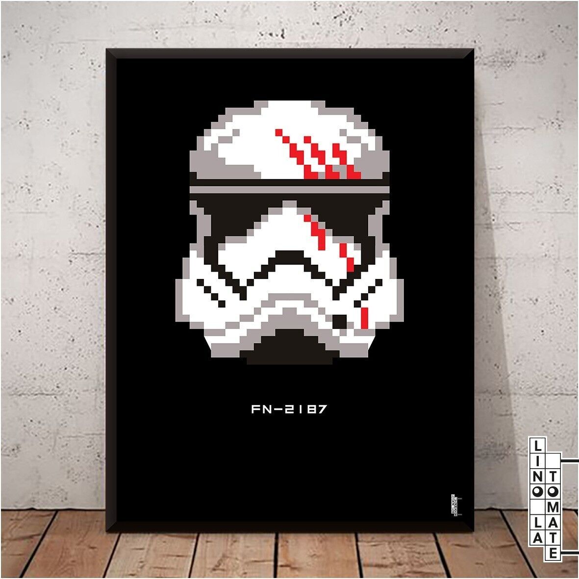 Poster Lino il Pomodoro L233
Omaggio di Lino il Pomodoro a “STAR WARS” (Finn) (versione universale)
Arte pixelata