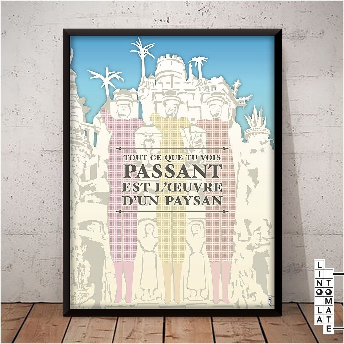 Póster Lino el Tomate L241f
Homenaje de Lino la Tomate a “LA INCREÍBLE HISTORIA DEL CARTERO A CABALLO” (versión francesa)
Nils Tavernier, Laetitia Casta, Jacques Gamblin