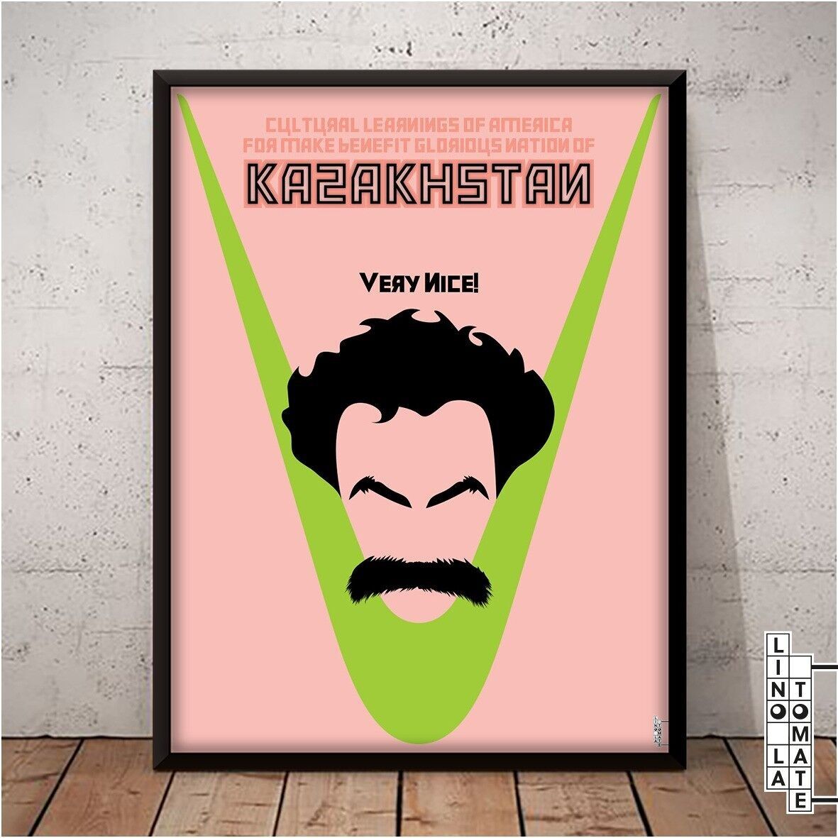 Poster Lino il Pomodoro L250e
Omaggio di Lino il Pomodoro a “BORAT” (versione inglese)
Sacha Baron Cohen