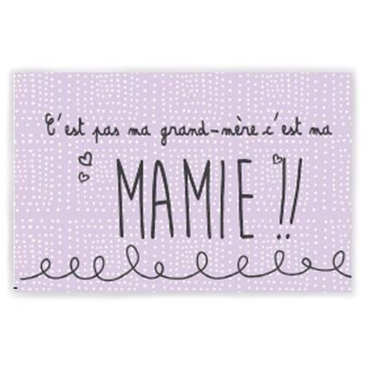 Mamie x 10 cartes - Cartes de vœux