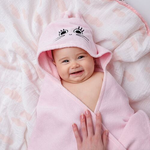 Milk&Moo Chancin Velvet Hooded Baby Towel