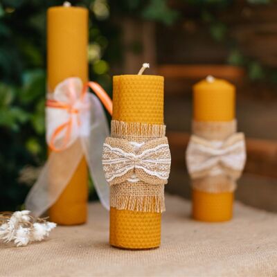 Vela de cera de abejas "Capadocia"
