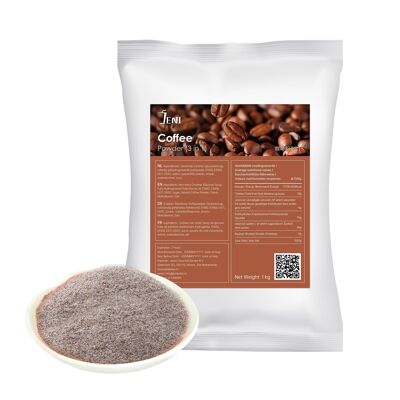 Polvere di tè alle bolle | Frappè in polvere | Caffè ghiacciato | JENI Caffè in Polvere (3 in 1) - 1 Kg