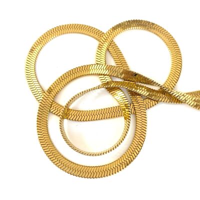 Necklace snake gold