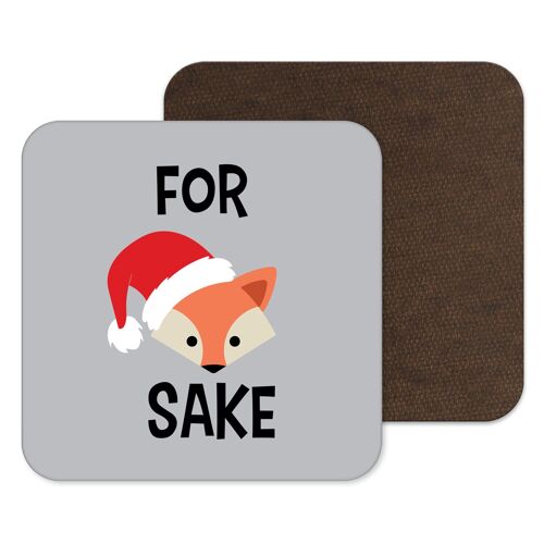 Christmas For Fox Sake Coaster