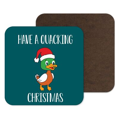Avere un sottobicchiere di Natale quacking