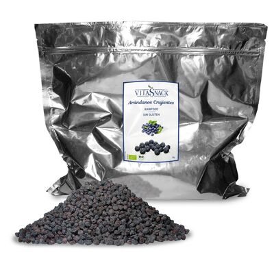 1kg | BULK VitaSnack Knusprige Blaubeeren | Blaubeeren Crunch BULK | BIO