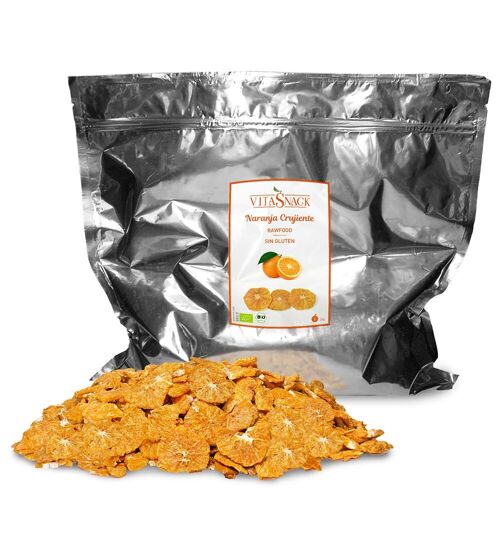 0,5 kg | GRANEL VitaSnack Naranja Crujiente | Orange Crunch BULK | BIO