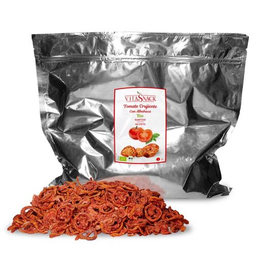 0,4 kg | GRANEL VitaSnack Tomate con Albahaca Crujiente | Tomato and Basil Crunch BULK | BIO