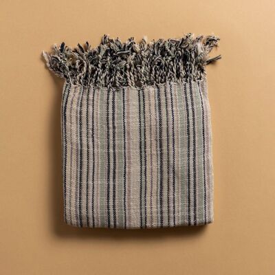 Asciugamano turco Canim - A trama larga, spessa, tessuto a mano utilizzando cotone turco biologico originale