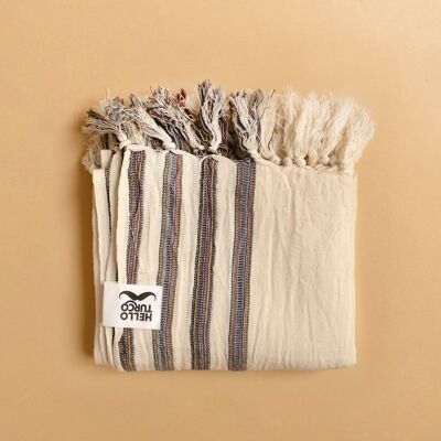 Turkish Towel Aysen - Soft and elegant, handwoven by using original organic Turkish cotton