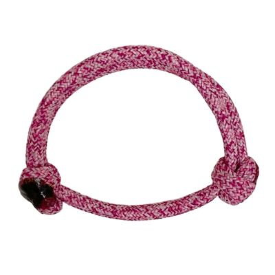 Surfarmband rosa Blüte | handgefertigtes verstellbares Kinderarmband