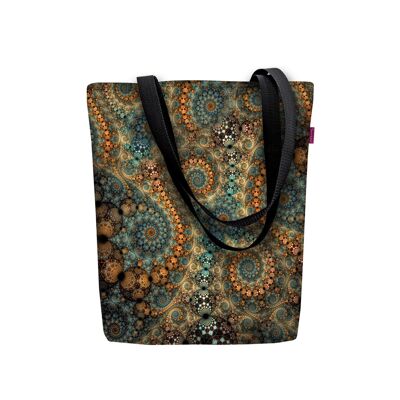 Borsa A Tracolla Ipnotica In Canvas Linea Sunny Bertoni