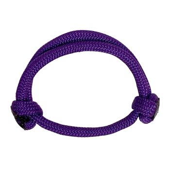 bracelet de surf violet | bracelet enfant réglable fait main