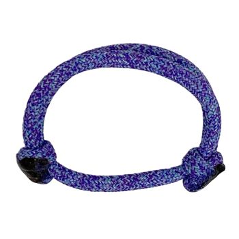 bracelet de surf violet givré | bracelet enfant réglable fait main